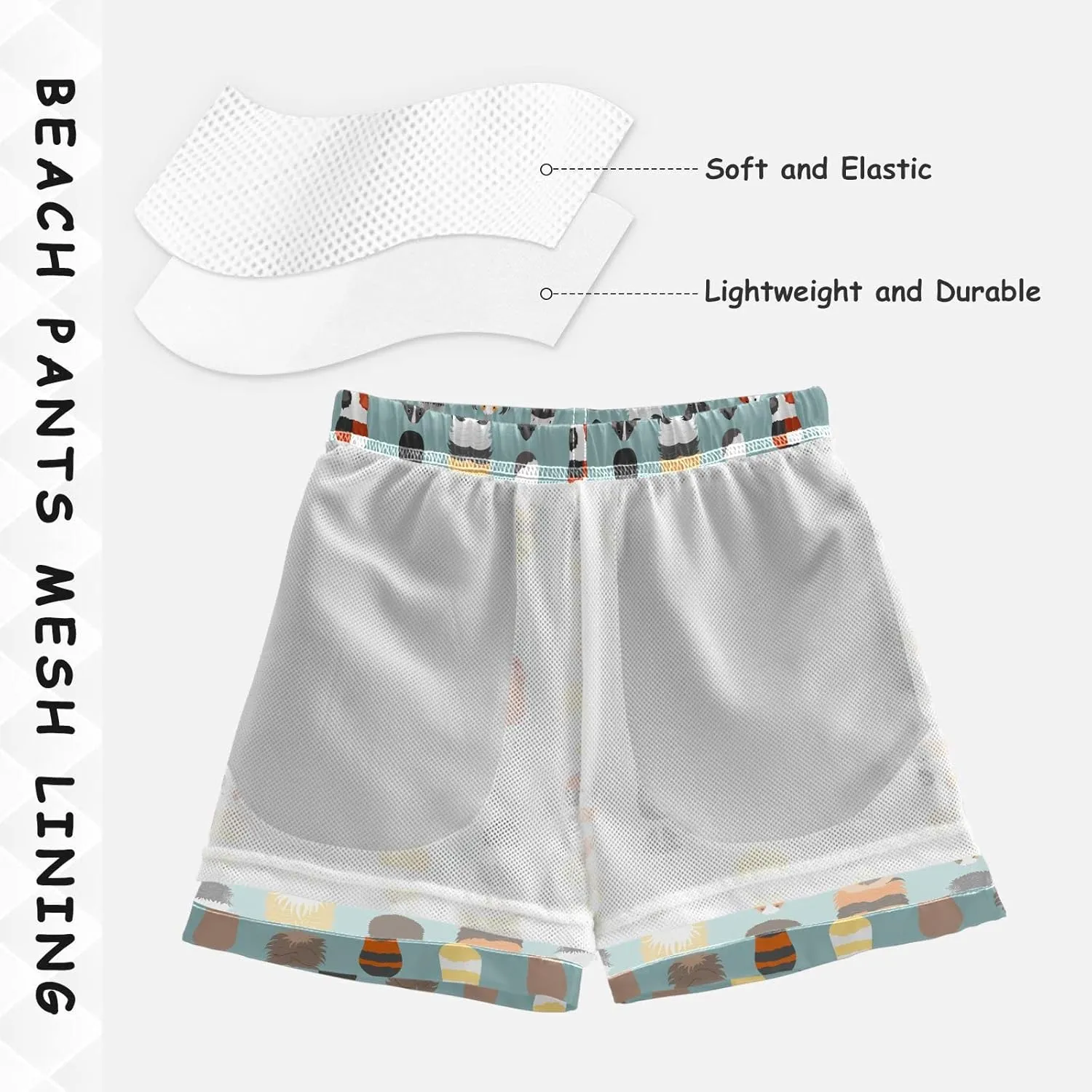 Aflyko Boys' Board Shorts Swim Trunks Bathing Suit Girls Beach Swimwear Quick Dry All Day Shorts