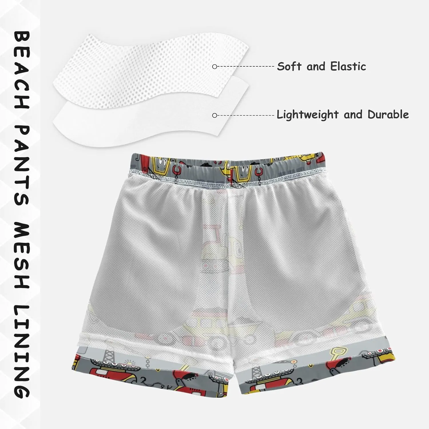 Aflyko Boys' Board Shorts Swim Trunks Bathing Suit Girls Beach Swimwear Quick Dry All Day Shorts