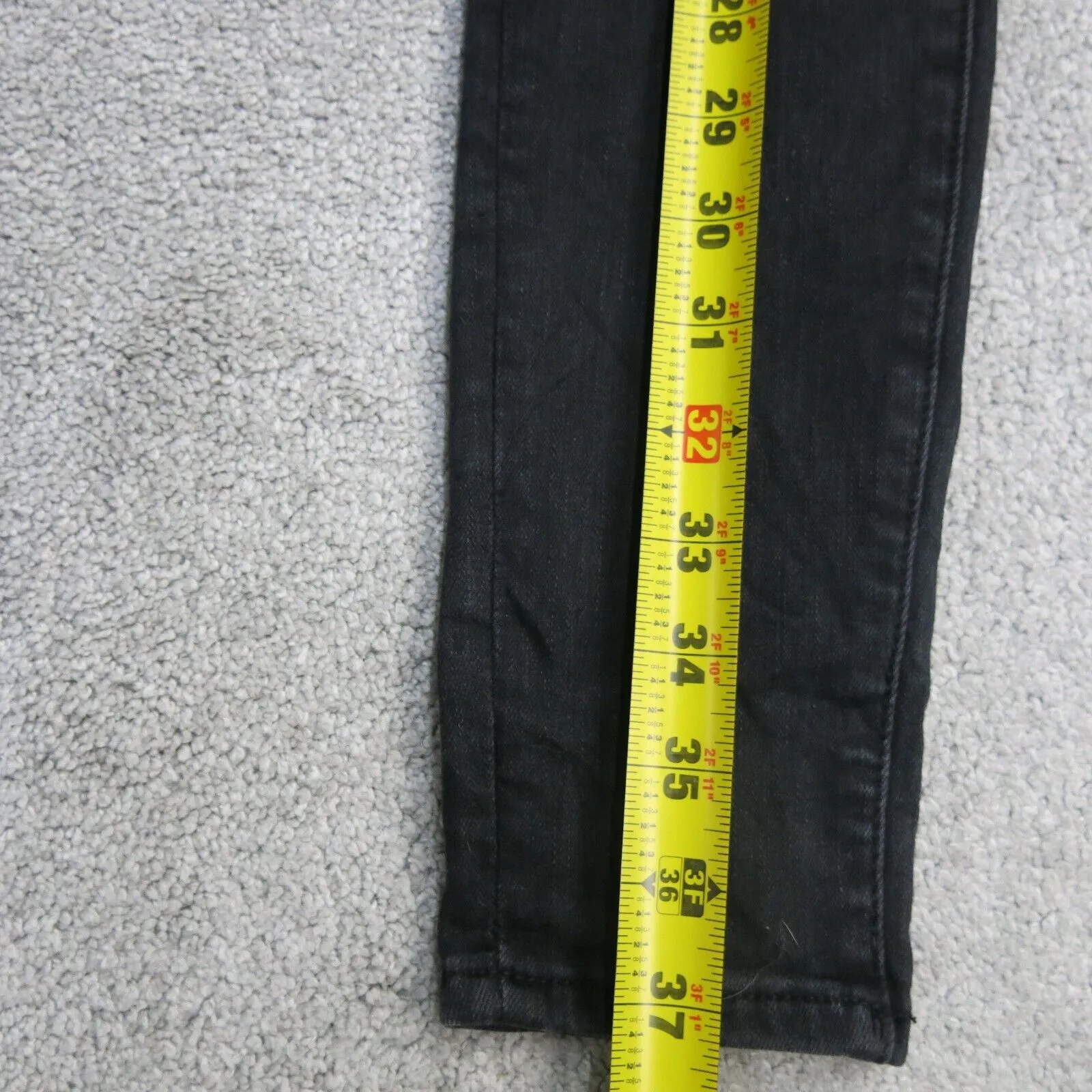 American Eagle Jeans Womens 2 Black Skinny Leg Slim Fit Mid Rise Pockets Outdoor