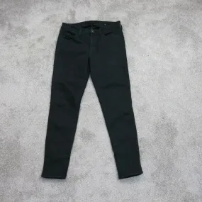 American Eagle  Women Skinny Leg Jeans Denim Slim Fit Five Pockets Black Size 10