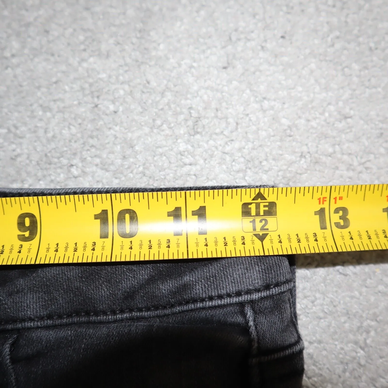 American Eagle Womens Jeans Skinny Leg Stretch Mid Rise Flat Front Black Size 2