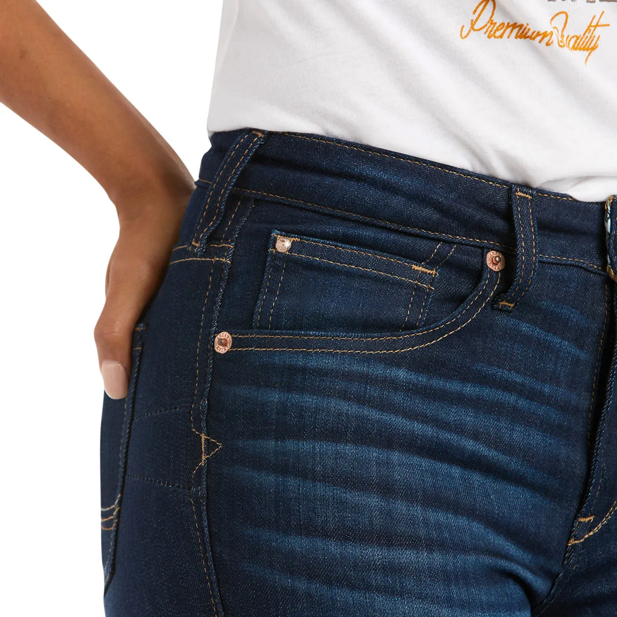 Ariat REAL High Rise Ballary Boot Cut Ladies Jean