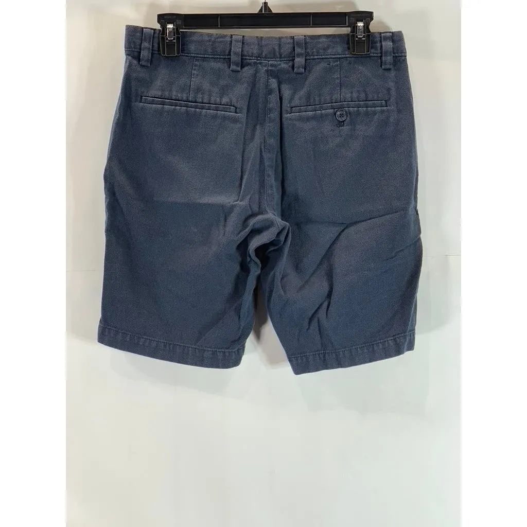 BANANA REPUBLIC Men's Blue Cotton Slim-Fit Aiden Chino Shorts SZ 29