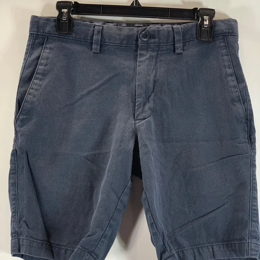 BANANA REPUBLIC Men's Blue Cotton Slim-Fit Aiden Chino Shorts SZ 29