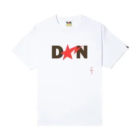 BAPE x Cactus Jack x Don Toliver Tee II 'White' T-Shirt, White