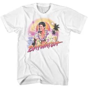 Baywatch Mitch Airbrush Men's T-Shirt
