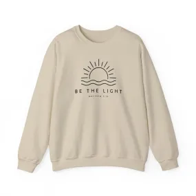 Be the Light Sweatshirt, Christian Apparel, religious shirt
