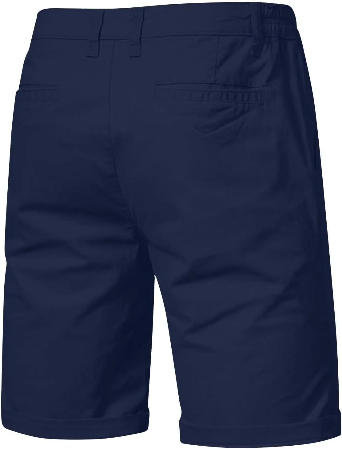 Big and Tall Cargo Shorts for Men Stretch Waist Straight Leg Button Casual Work Shorts Relaxed Fit Lightweight Comfy Pants