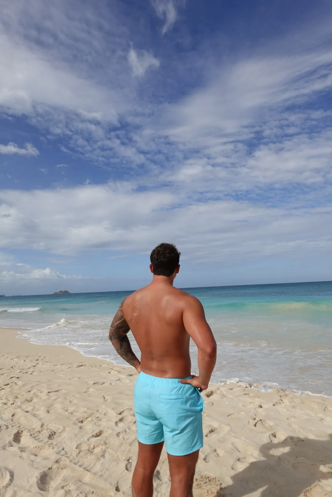Bright Blue Board Shorts