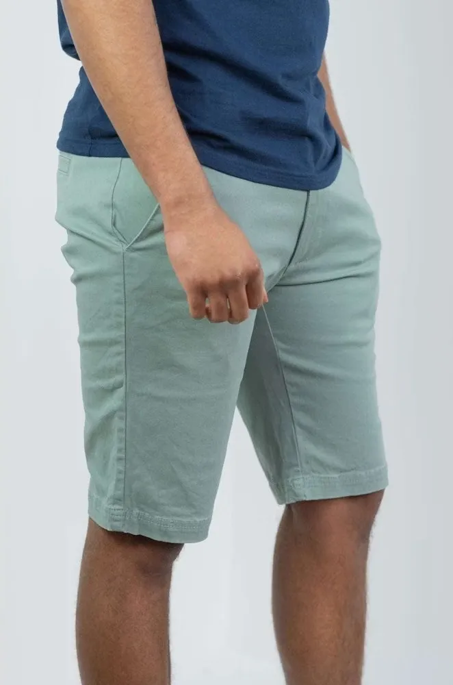 Buckley Mens Brady Chino Shorts - Sage Green