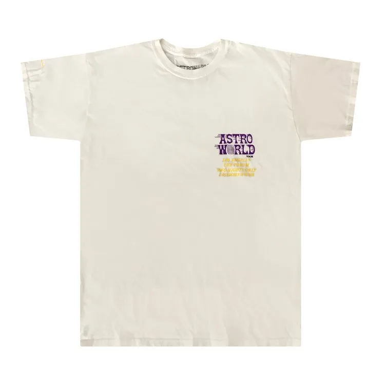 Cactus Jack by Travis Scott Astroworld LA Exclusive T-Shirt 'White', White