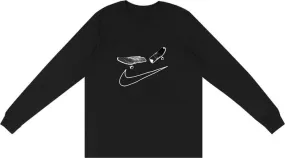 Cactus Jack by Travis Scott For Nike SB Smile Long-Sleeve T-Shirt I 'Black', Black