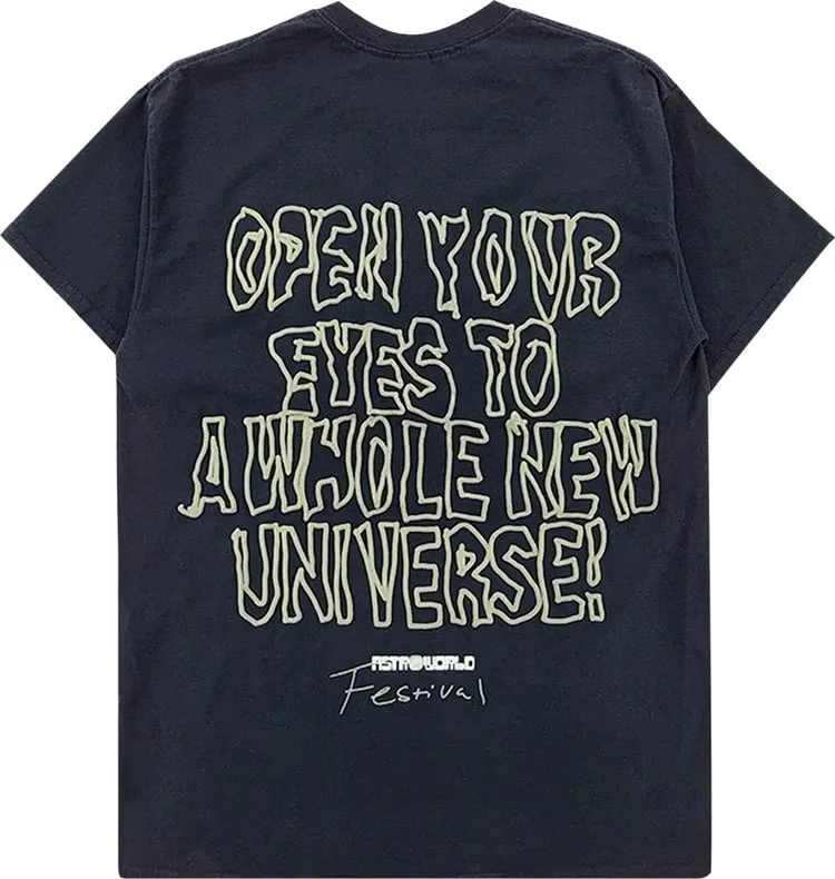 Cactus Jack by Travis Scott Starry Eyed Tee 'Black'