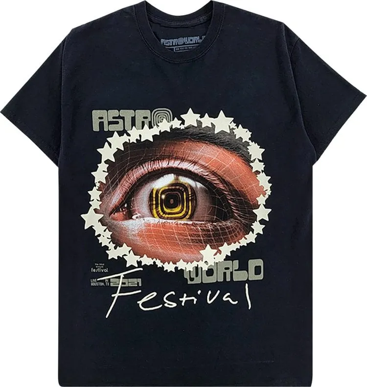 Cactus Jack by Travis Scott Starry Eyed Tee 'Black'