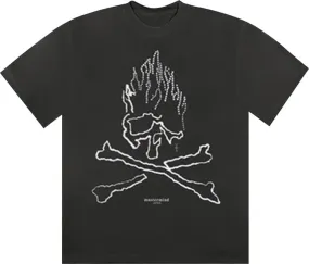 Cactus Jack by Travis Scott x Mastermind Skull Rhinestone Tee 'Black', black