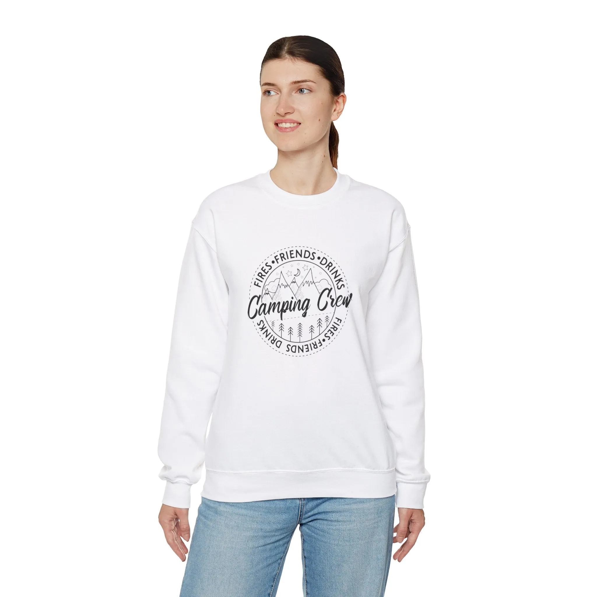 Camping Crew Unisex Heavy Blend™ Crewneck Sweatshirt