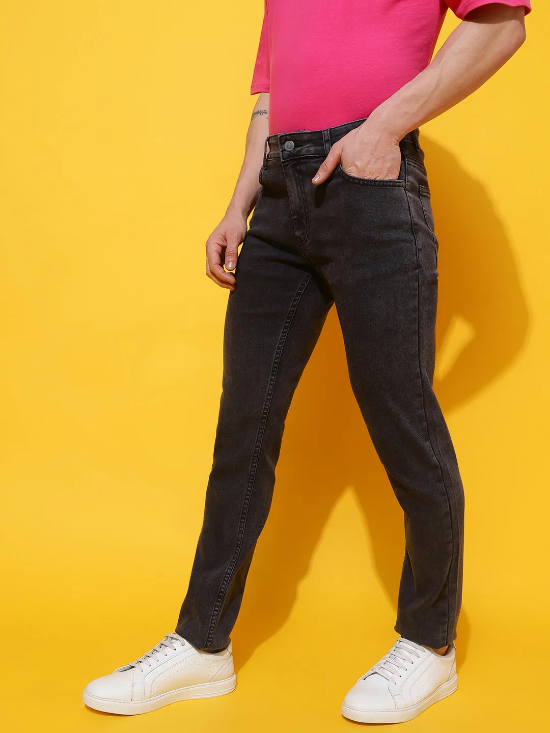 Carbon Black Skinny Fit Jeans