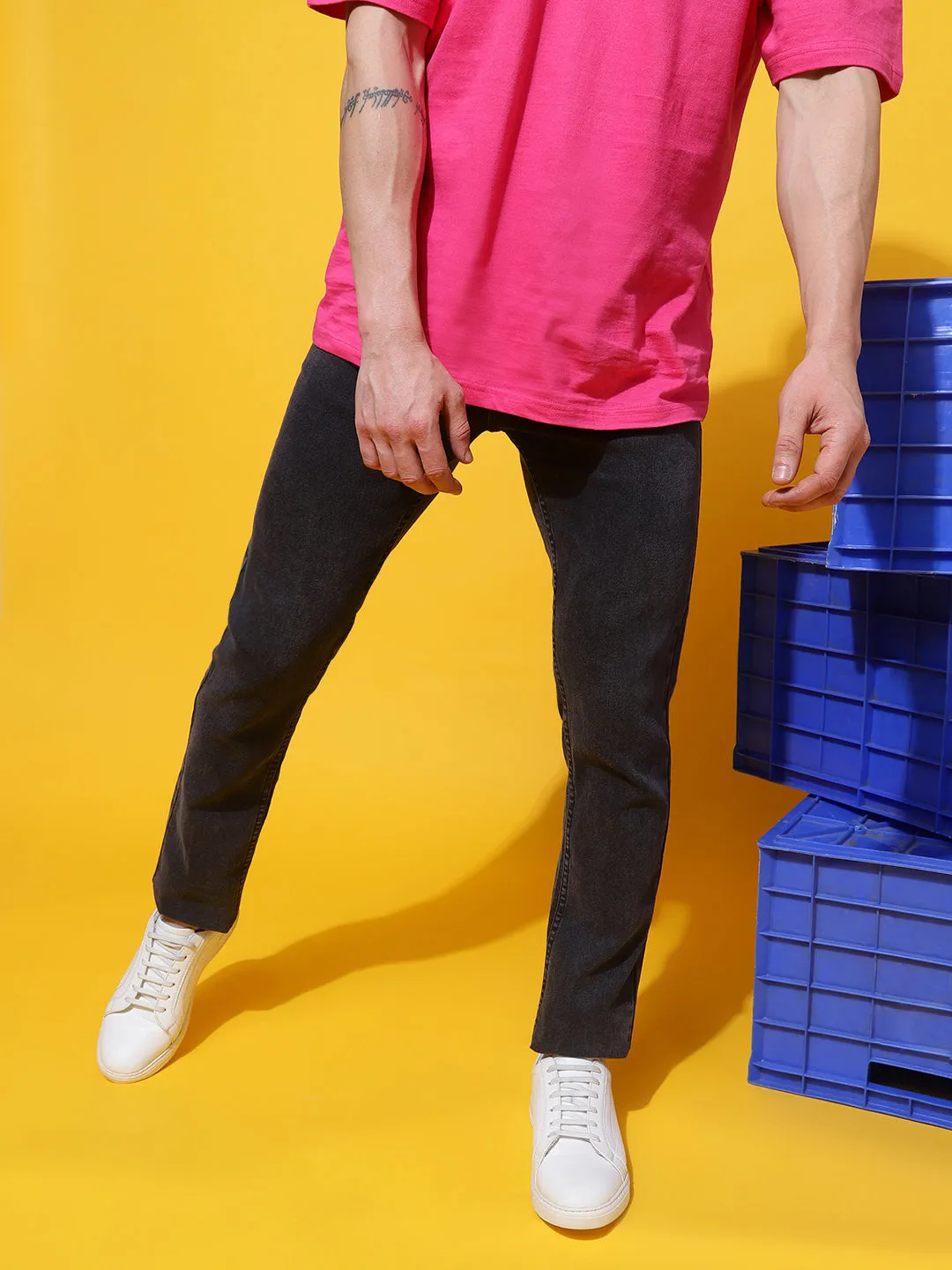 Carbon Black Skinny Fit Jeans