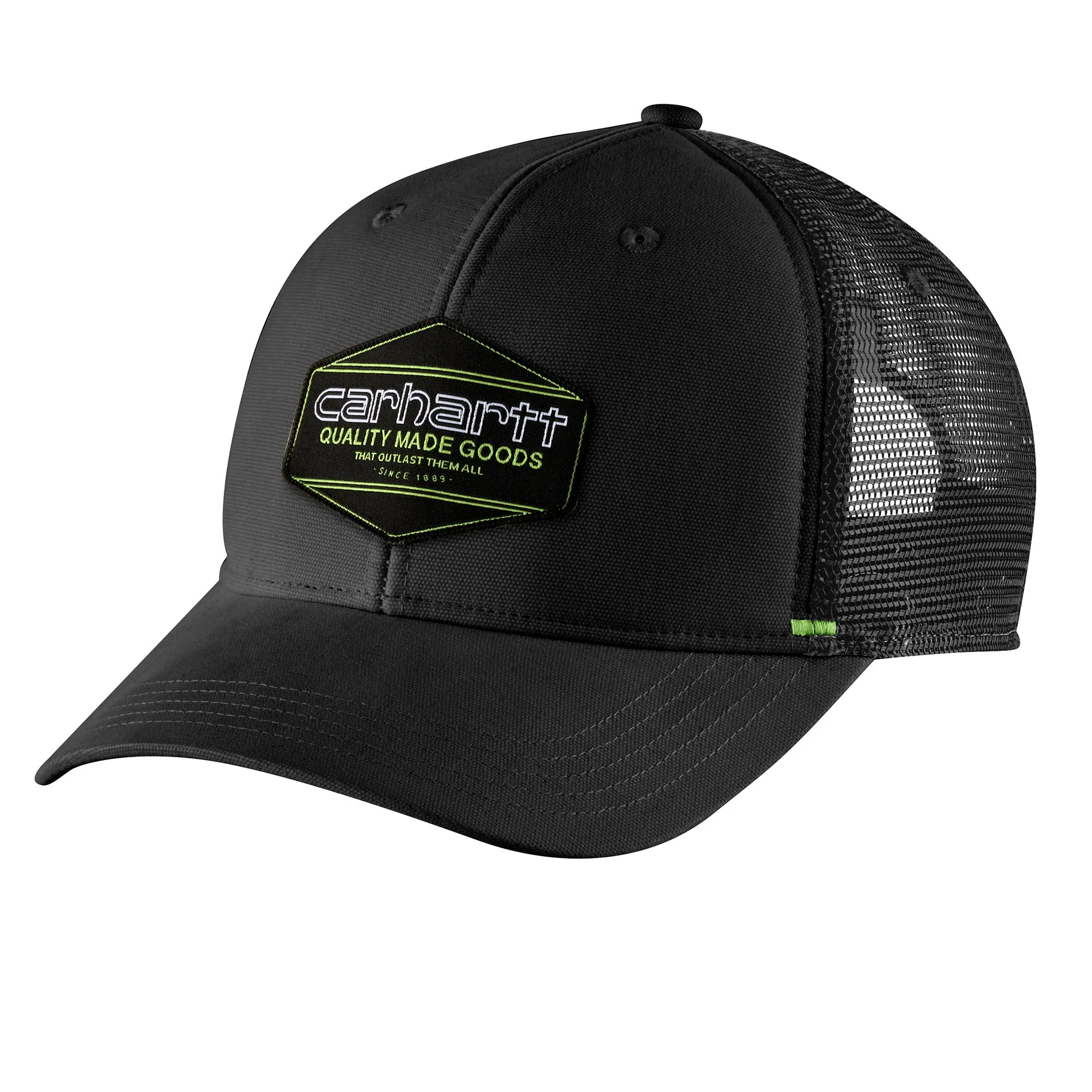 Carhartt Men's Canvas Mesh-Back "Quality Made Goods" Patch Cap
