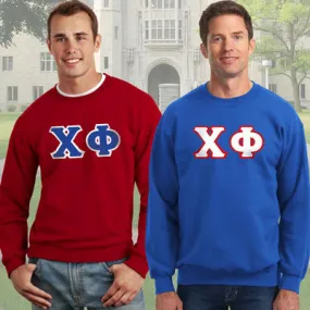 Chi Phi 9oz. Crewneck Sweatshirt, 2-Pack Bundle Deal - G120 - TWILL