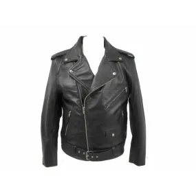 Classic Brando biker Leather Jacket (Sheep Nappa) 113NA