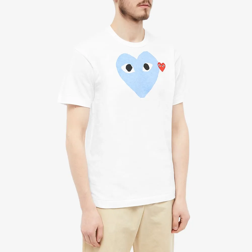 Comme des Garcons Play Red Heart Color Heart Tee