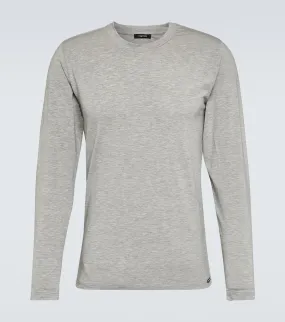 Cotton T-shirt Tom Ford, gray