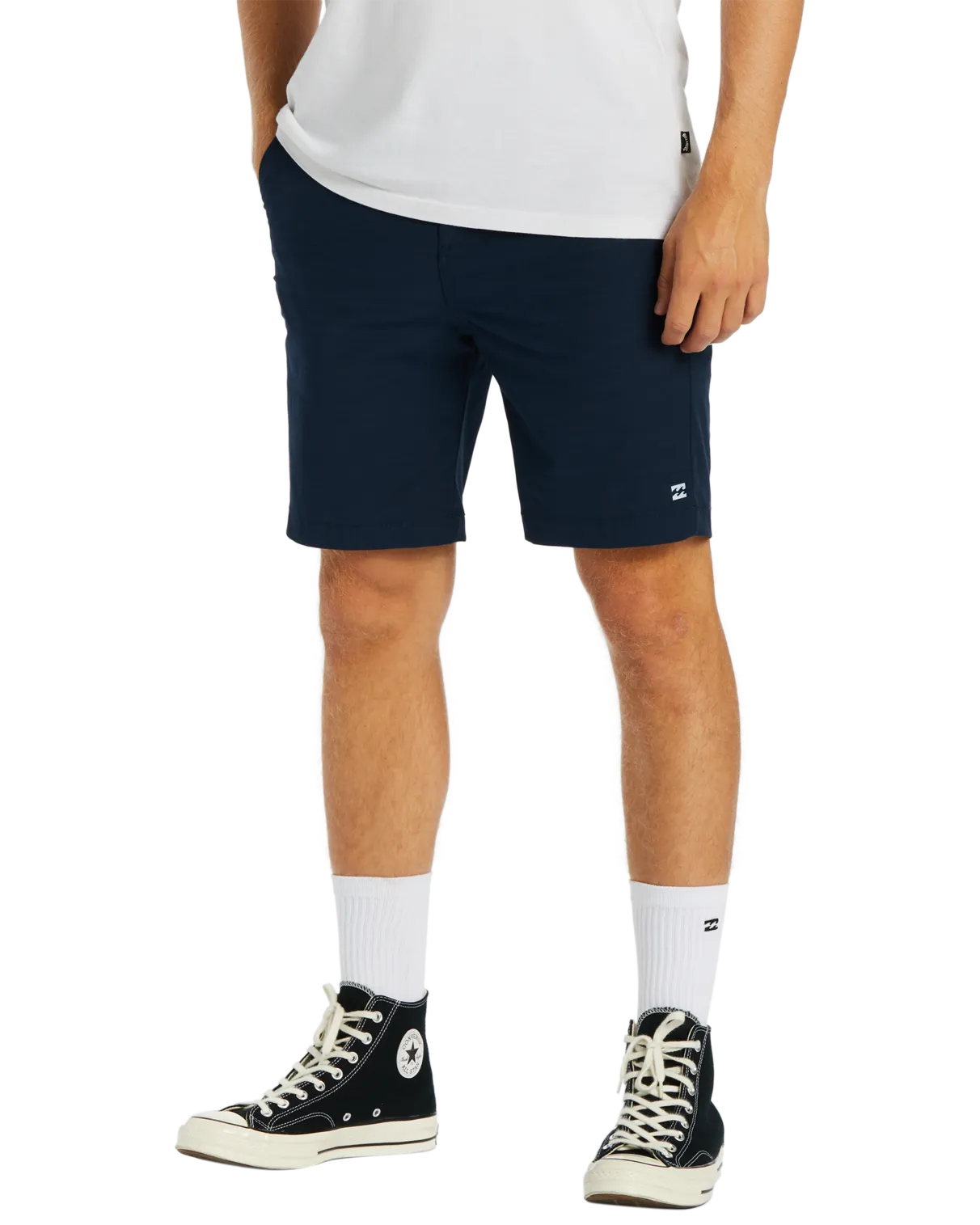 Crossfire Solid Walkshorts in Navy