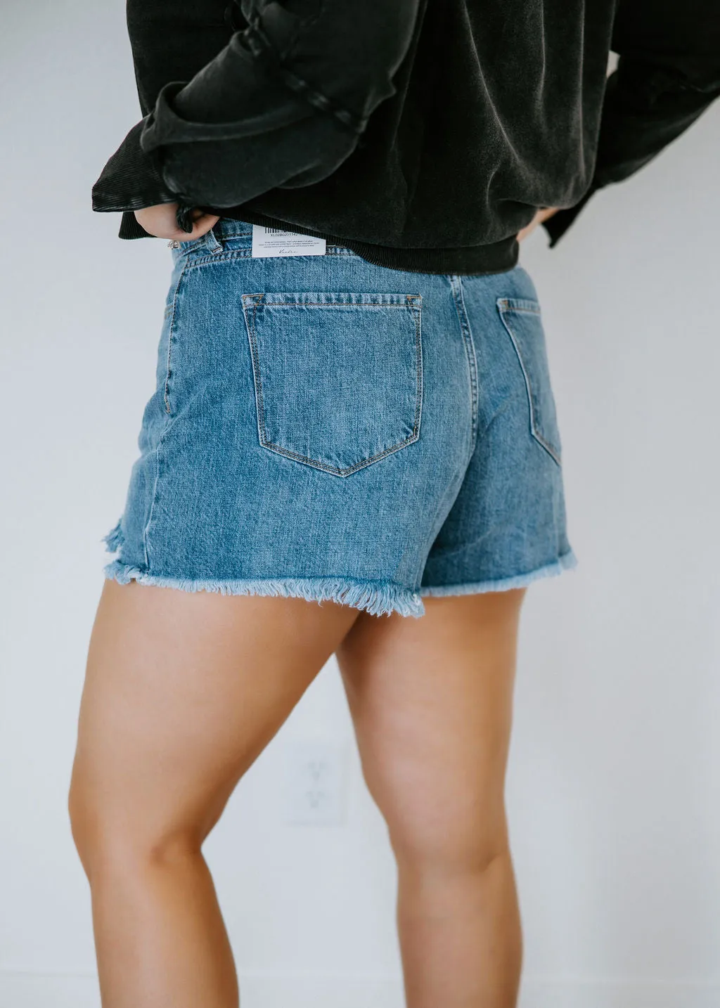 Curvy Kendra Denim Shorts