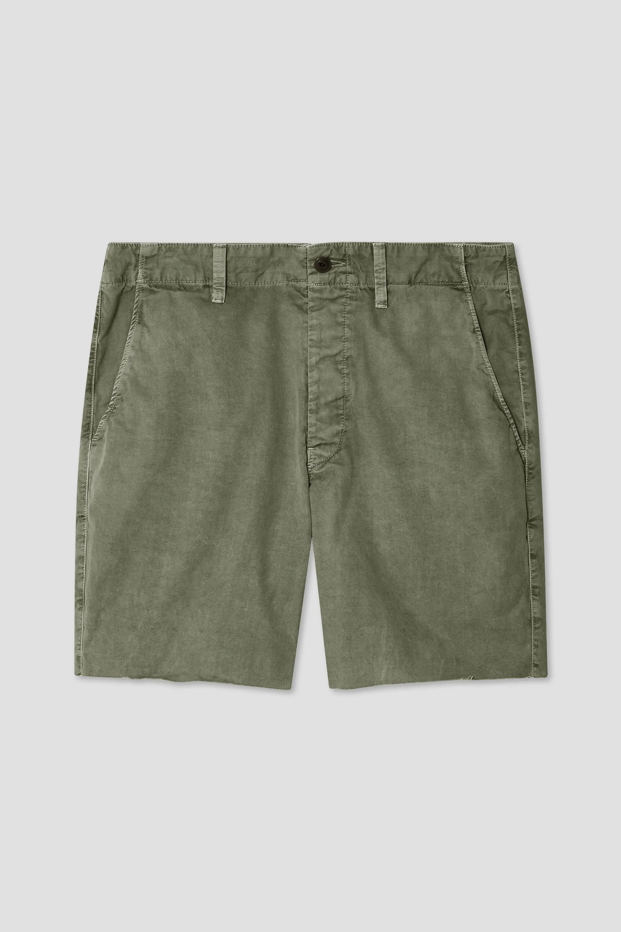 Cut Off Button Fly Short