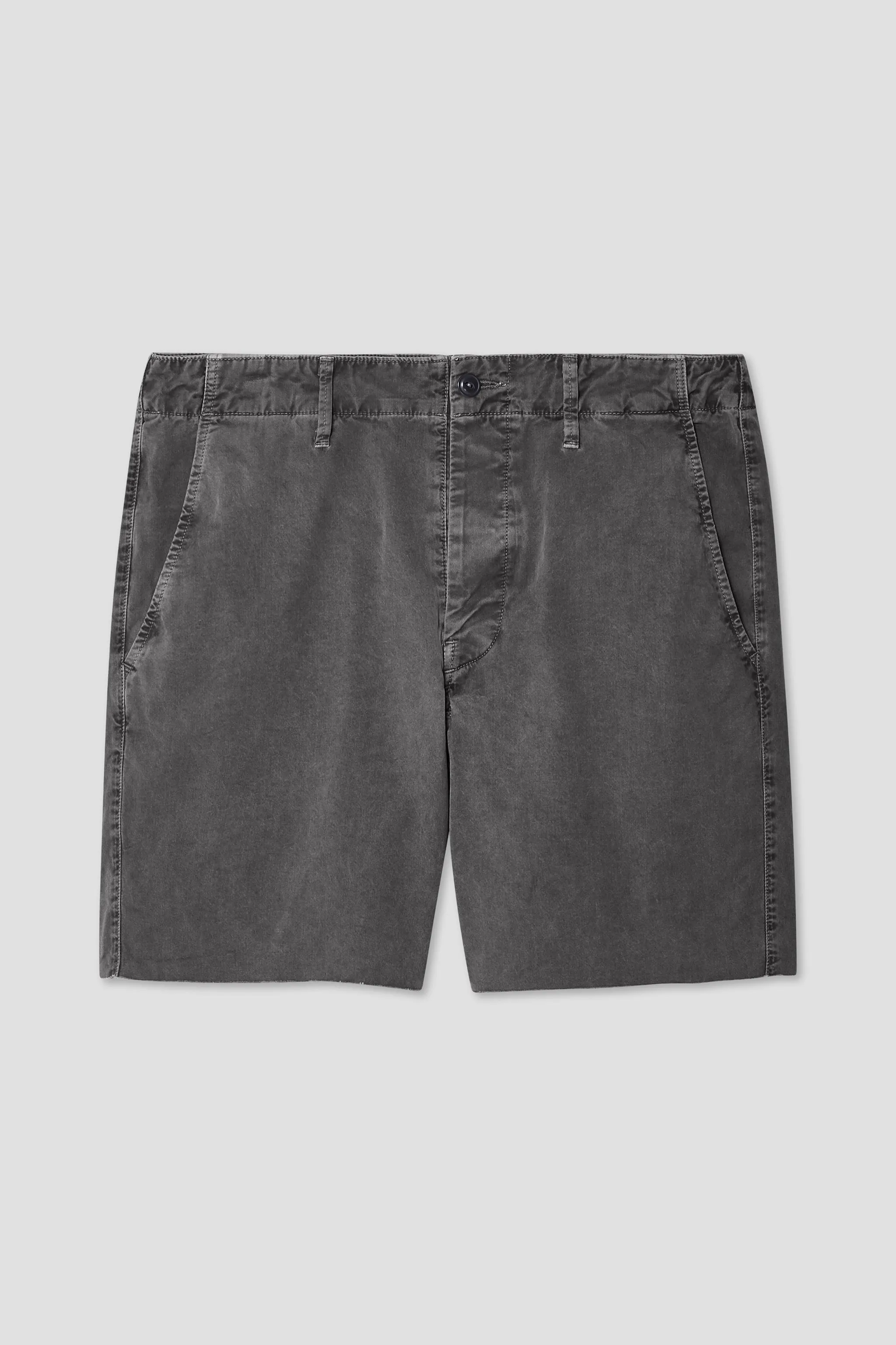 Cut Off Button Fly Short