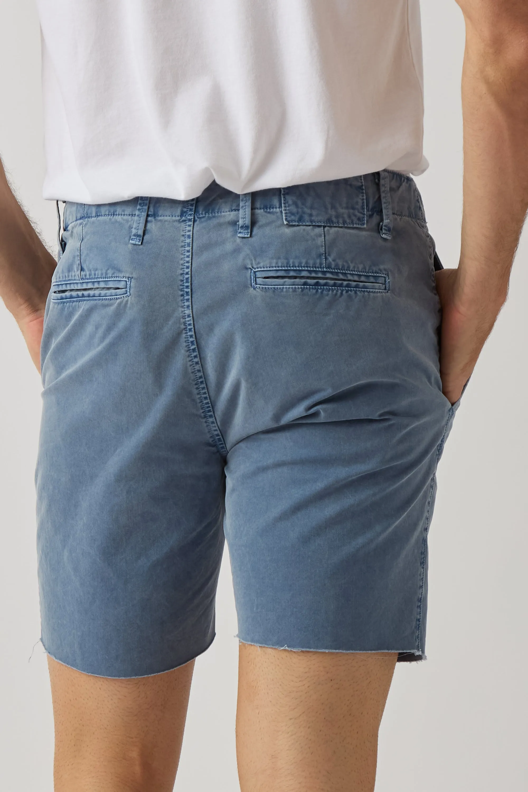 Cut Off Button Fly Short