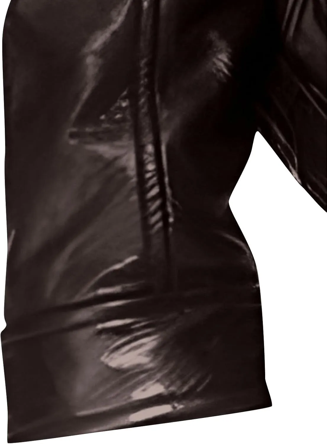 Dgoopd Mens Leather Jacket Stand Collar Moto Jacket Zip up Biker Jacket Vintage Motorcycle Jacket Casual Faux Leather Jacket