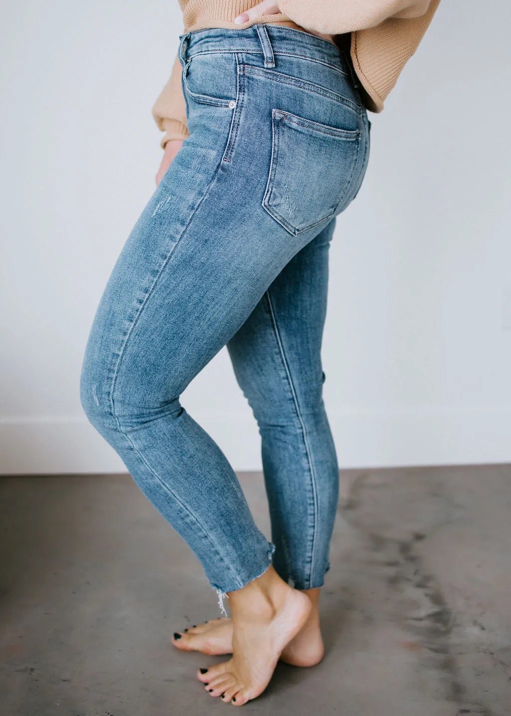 Diana Raw Hem Skinny Jean