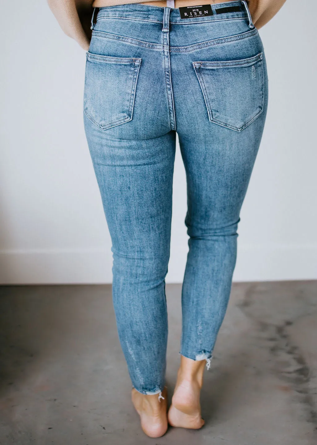 Diana Raw Hem Skinny Jean