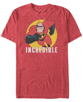Disney Pixar Men's Incredibles T-Shirt mr incredible strong pose short sleeve fifth sun multi