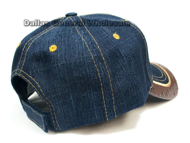 Eagle Design Fashion Jeans Caps Wholesale