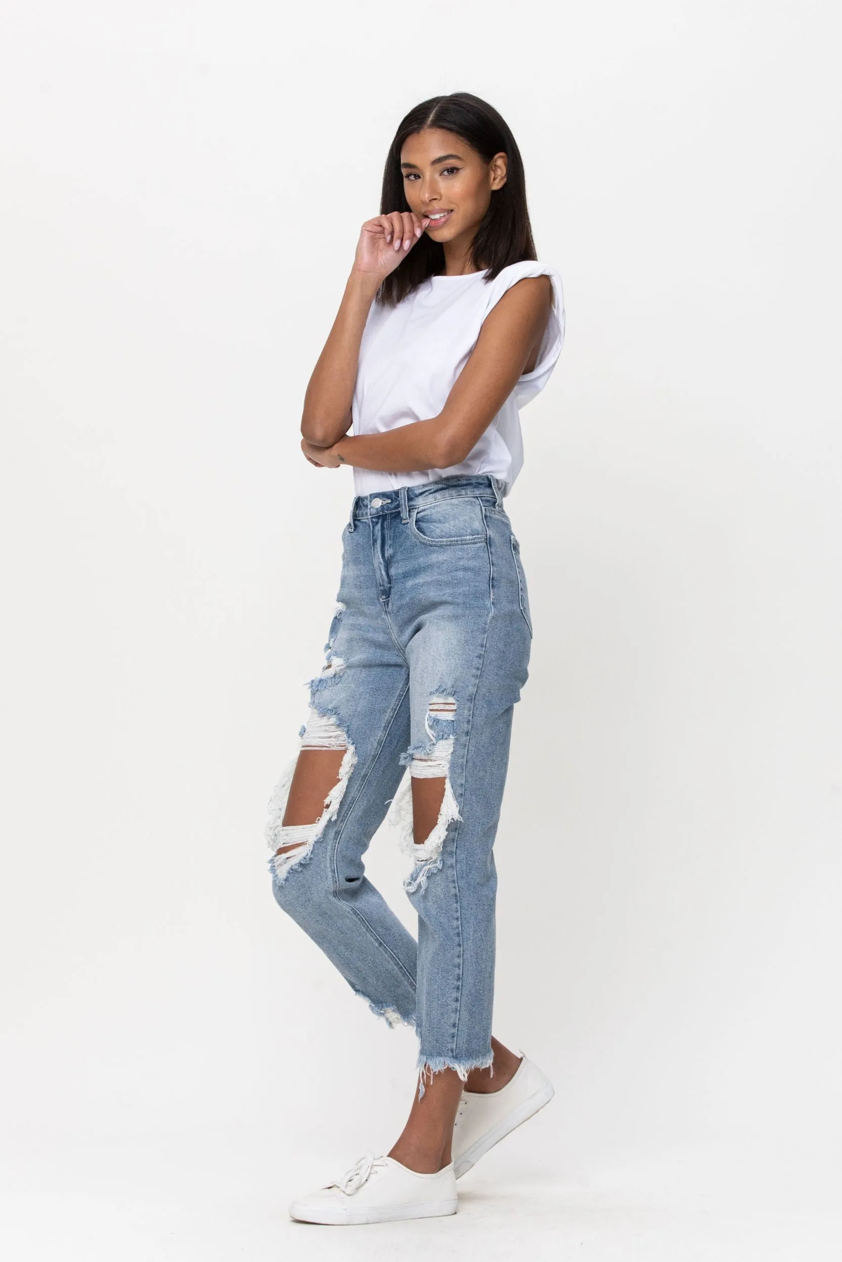 Easy Going Straight Leg Jeans