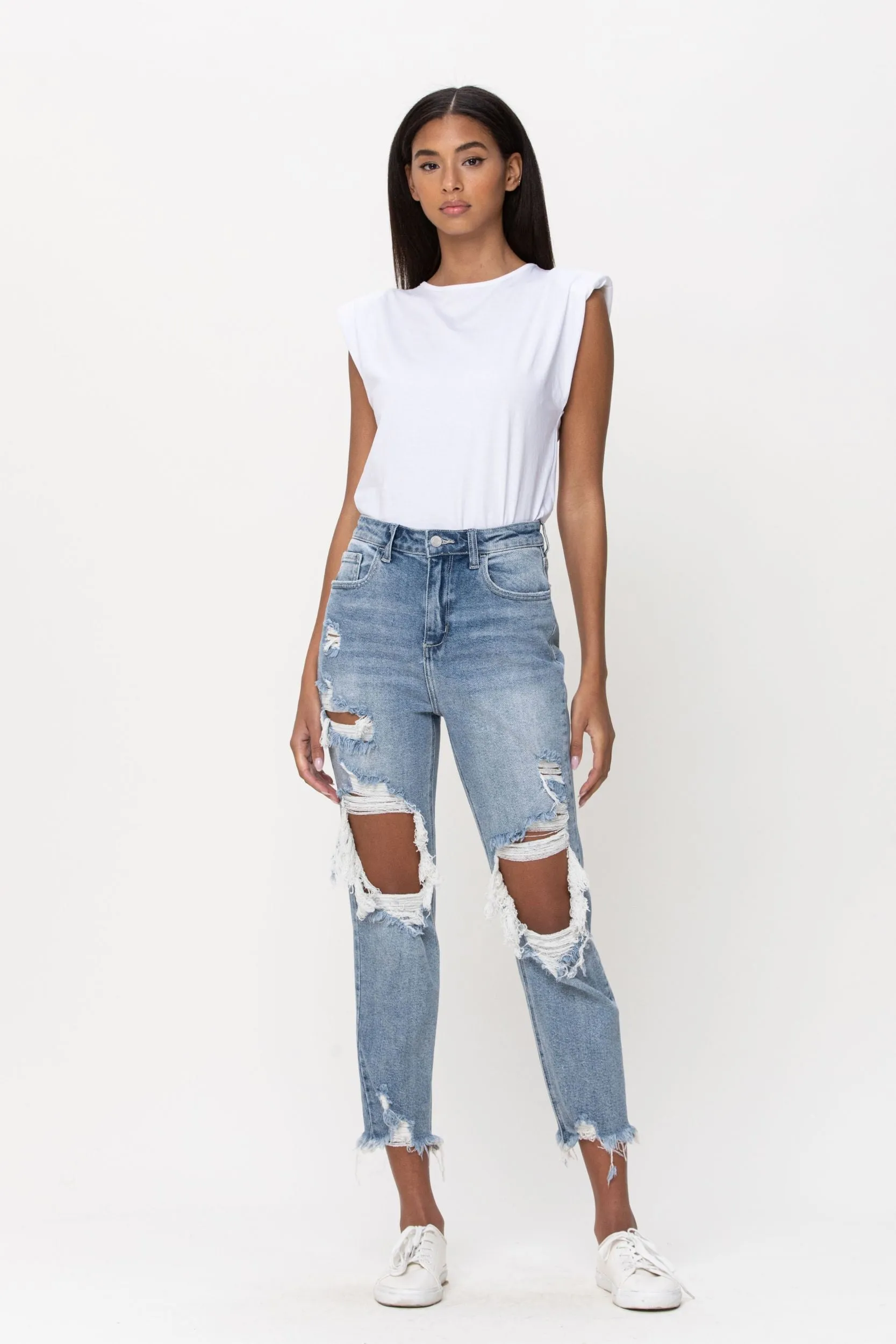 Easy Going Straight Leg Jeans
