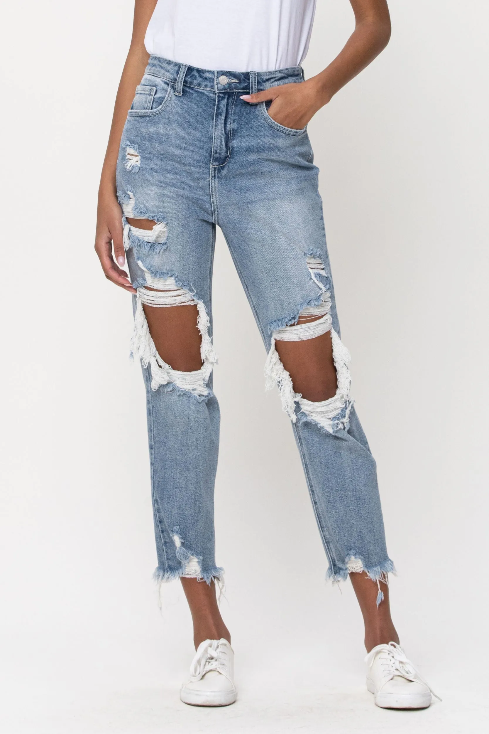 Easy Going Straight Leg Jeans