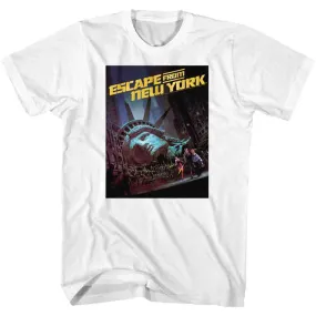 Escape From New York Run Poster Men's T-Shirt