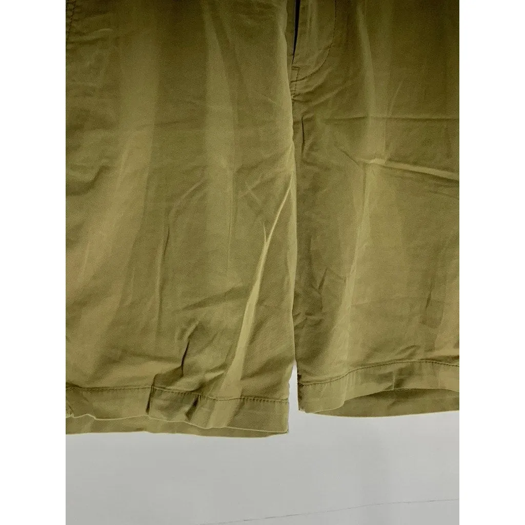EXPRESS Men's Tan Classic-Fit Stretch Chino Shorts SZ 33