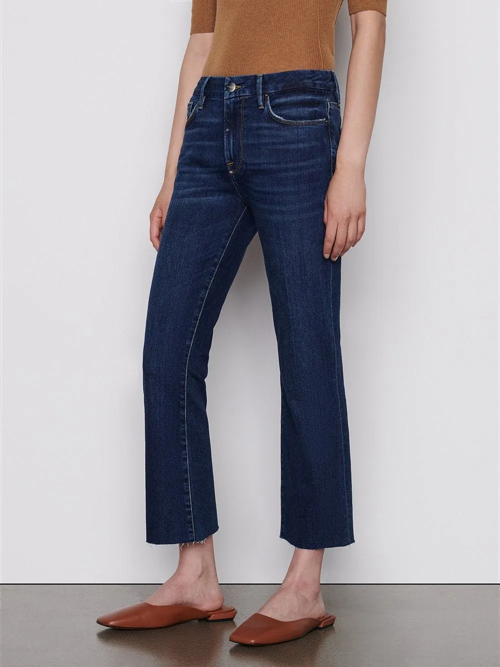 Frame Le Crop Mini in Rosalie