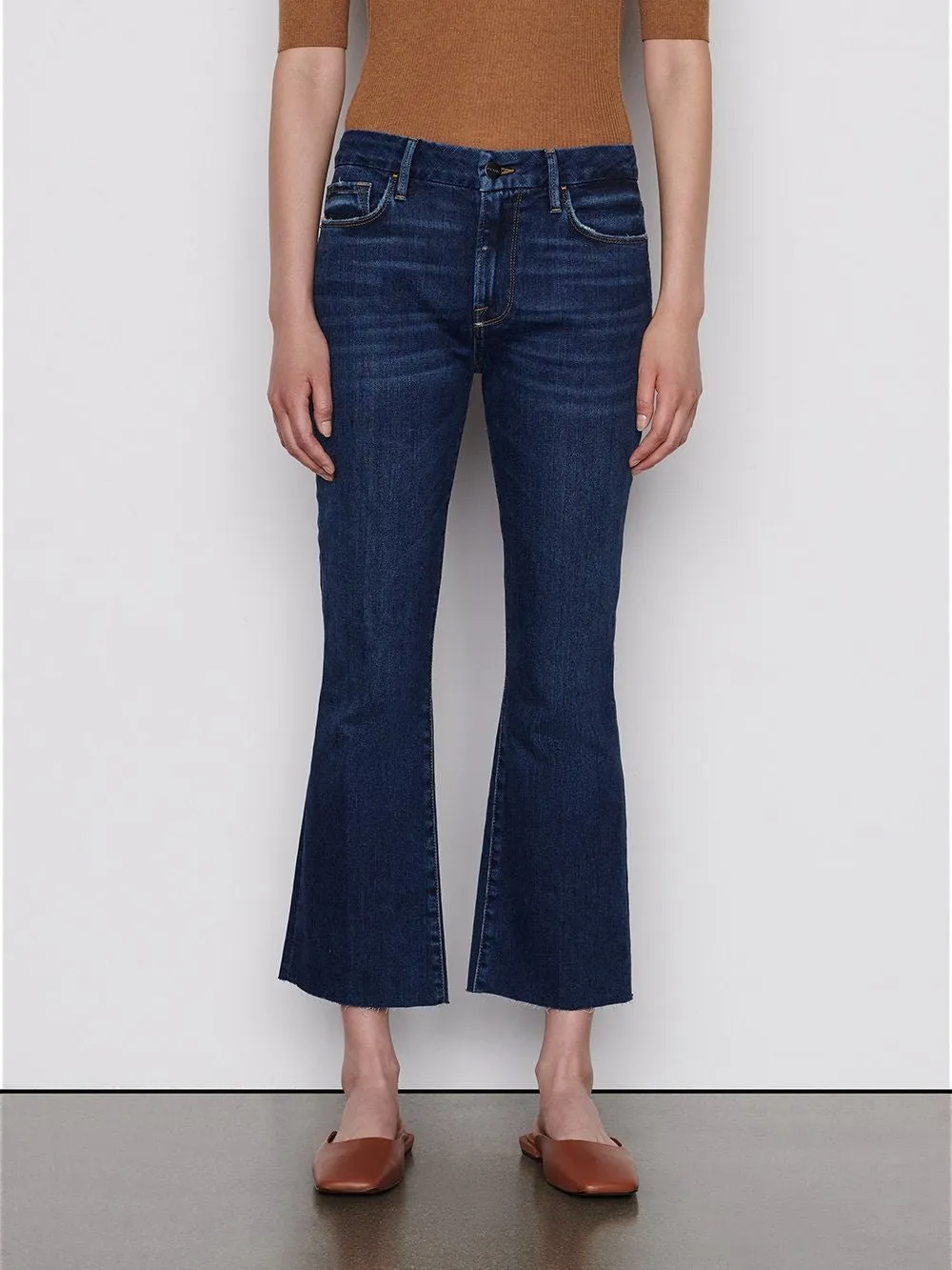 Frame Le Crop Mini in Rosalie