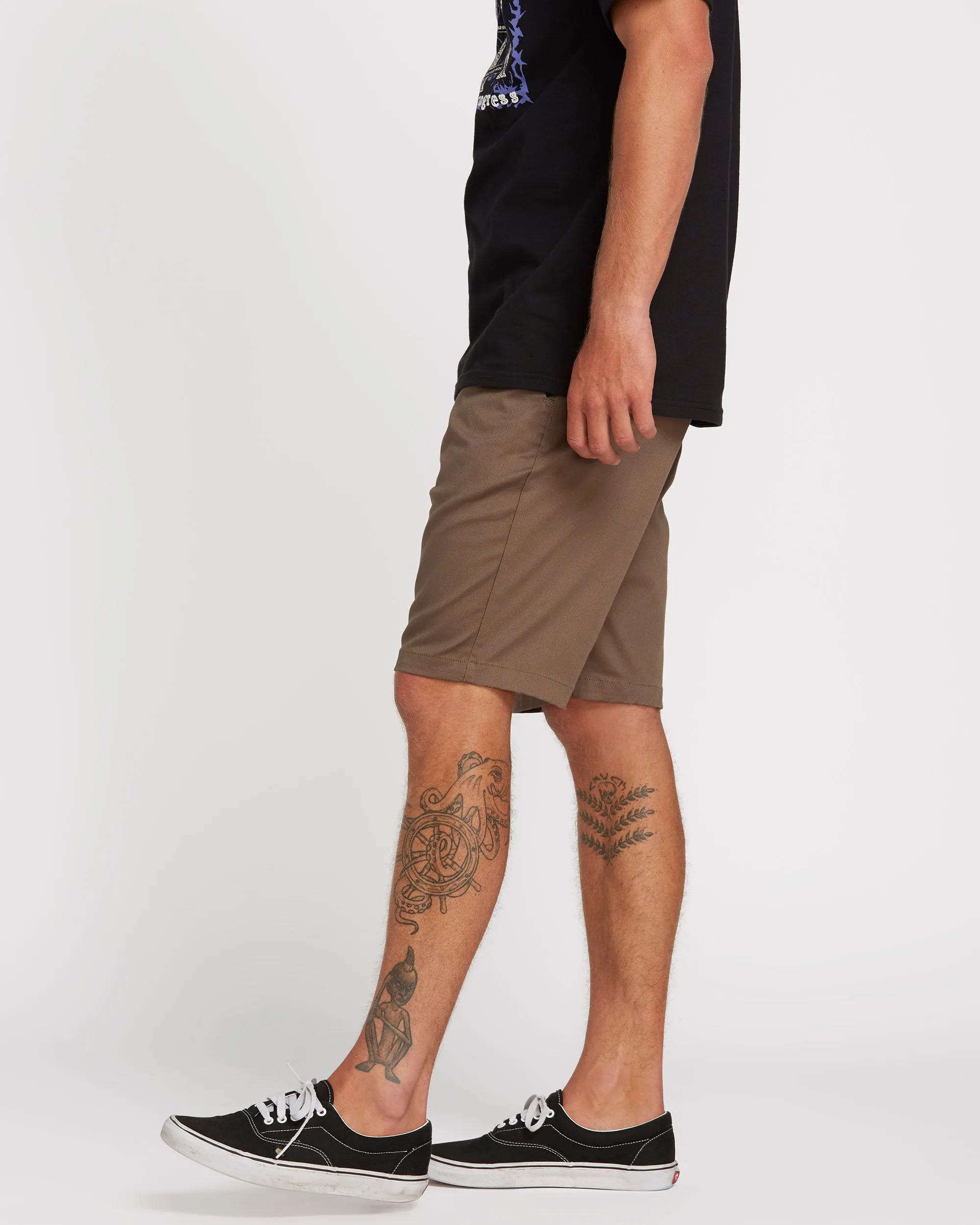 Frickin Modern Stretch 21" Short - MUSHROOM
