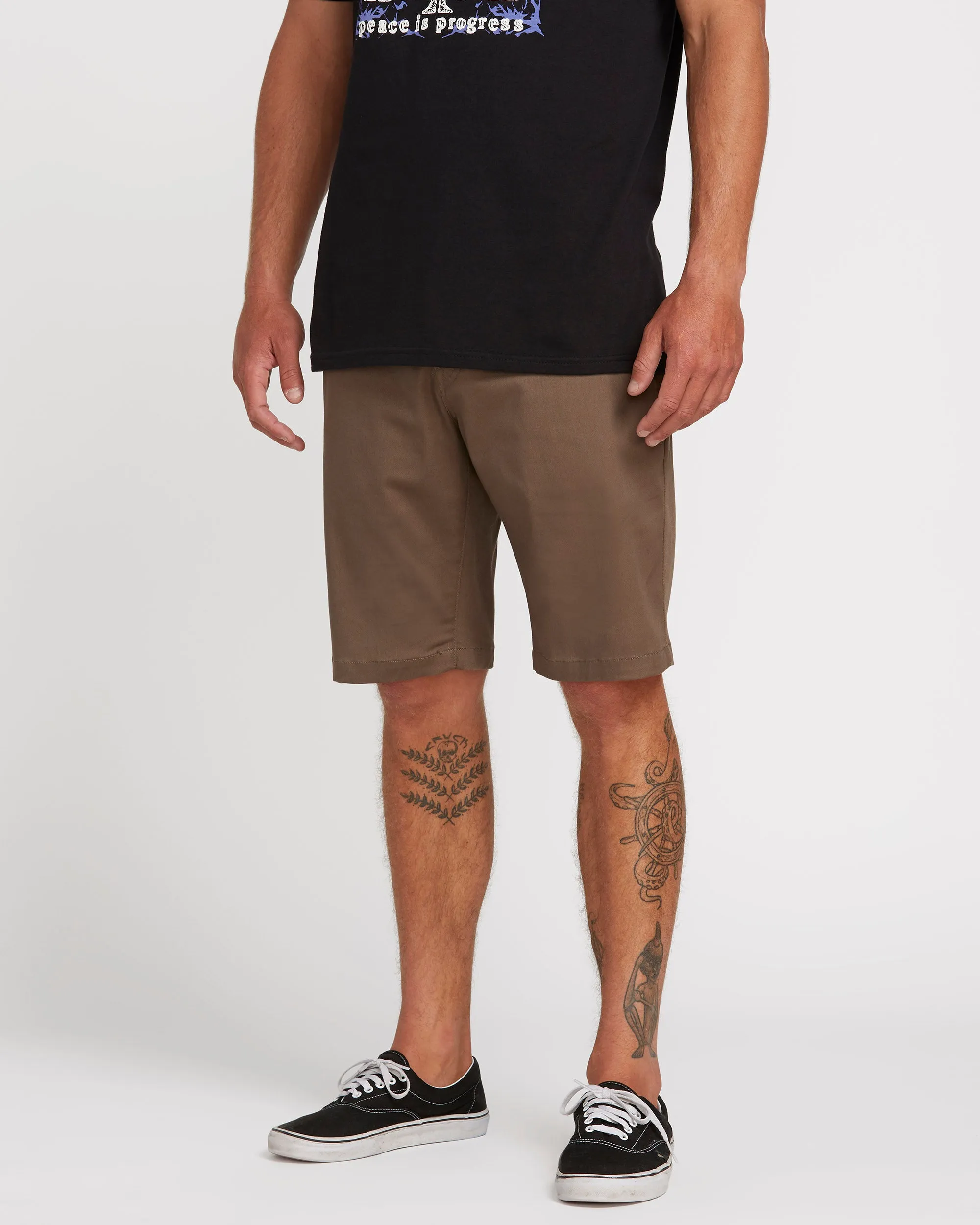 Frickin Modern Stretch 21" Short - MUSHROOM
