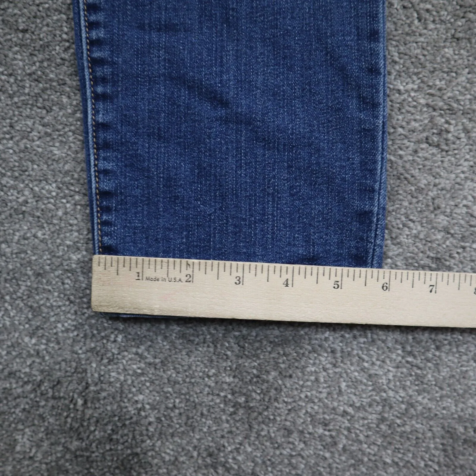 Gap 1969 Womens Always Skinny Jeans Mid Rise Flat Front Pockets Blue Size 29S
