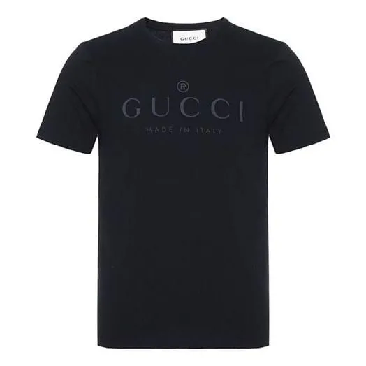 GUCCI Logo T-shirt 'Black', black