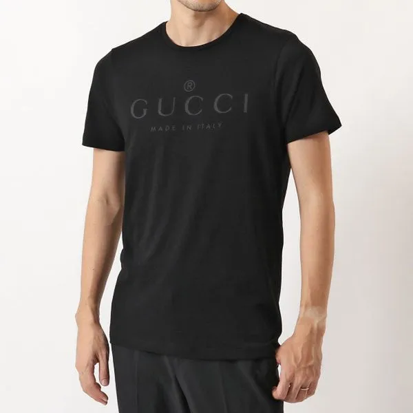 GUCCI Logo T-shirt 'Black', black