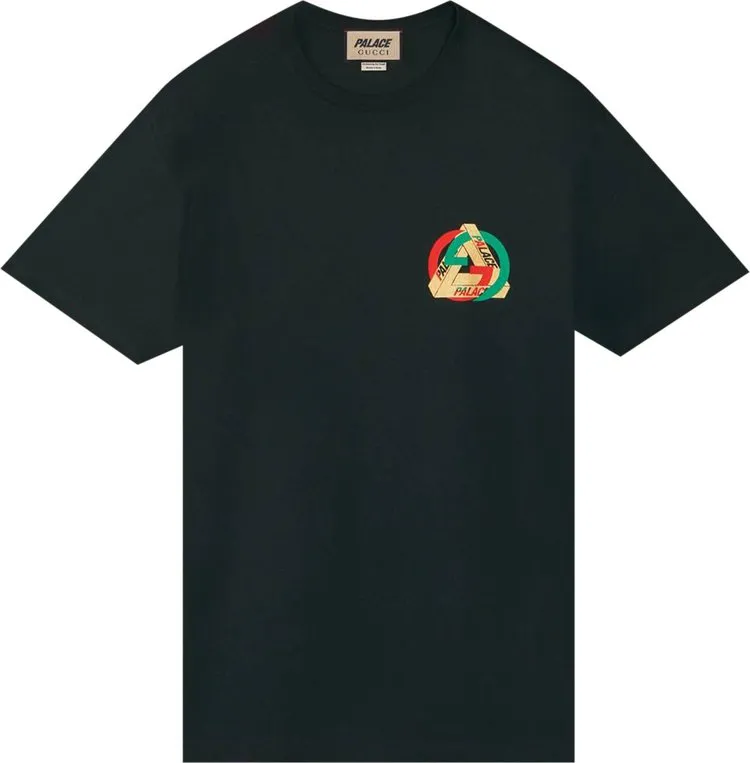 Gucci x Palace Printed Heavy Cotton Jersey T-Shirt Black